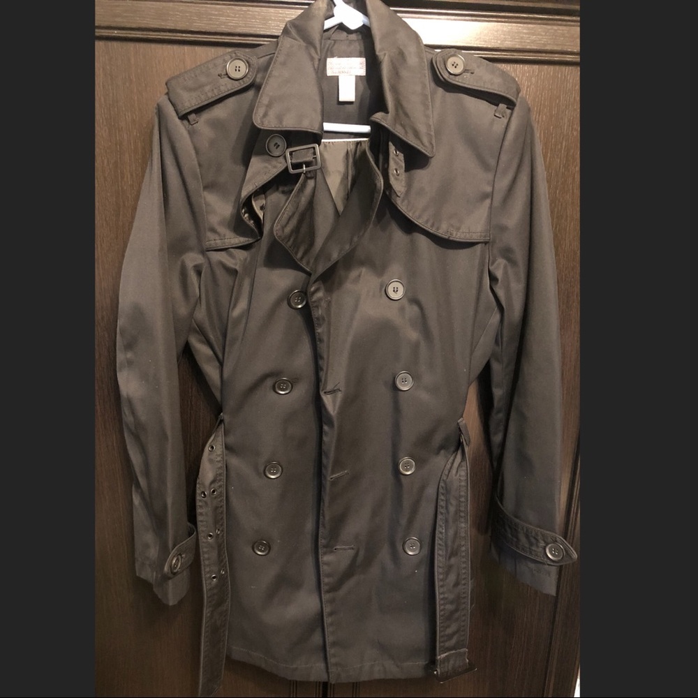 Men’s H&M black trench coat